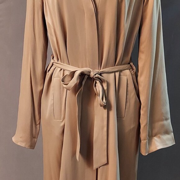 L'Agence ladies luxury long trench coat w tie & pockets - XS - Worn Once! - Picture 7 of 7